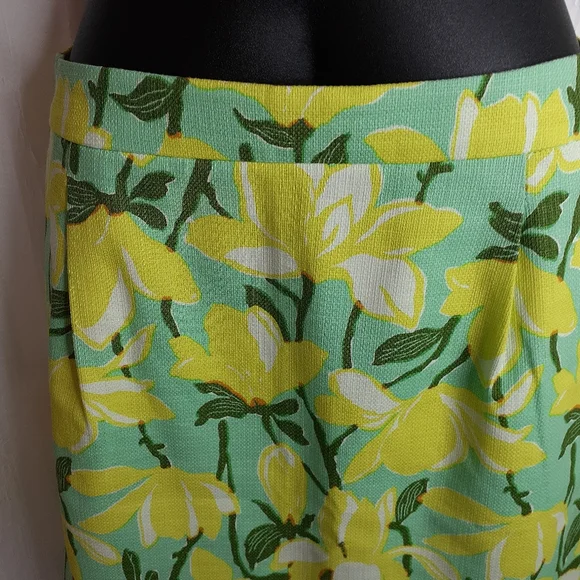 J.‎ Crew Pistachio and Lemon Floral Mini Skirt - Picture 7 of 8